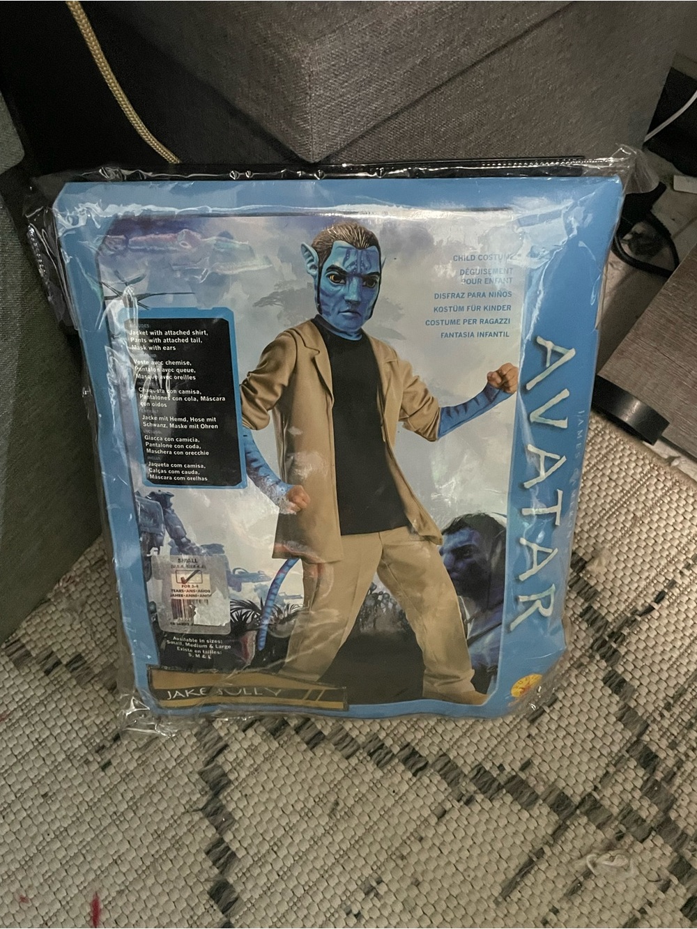 Avatar Jake Sully Blue Kids Costume - Blue